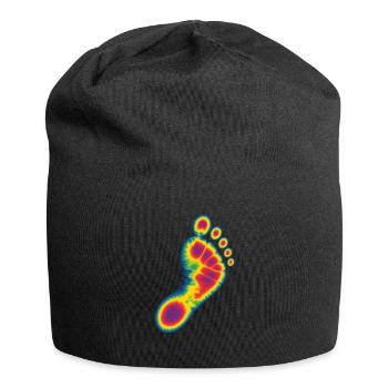 Fascinating thermal footprint - Jersey Beanie - black - Front