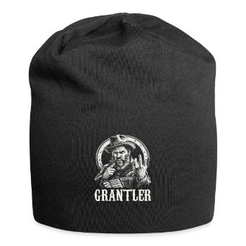 Grantler Grantig Bairischen Dialekten Bayern - Jersey-Beanie - Schwarz - Vorne