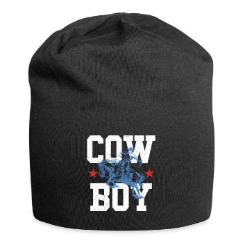 Cowboy - Jersey Beanie - black - Front