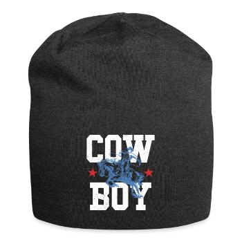 Cow-boy - Bonnet en jersey - charbon - Devant