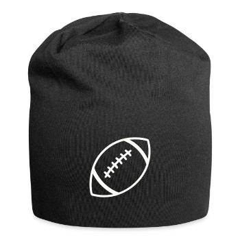 American Football – Minimalist & Sporty - Jersey Beanie - black - Front