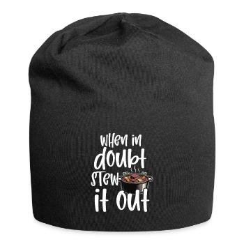 Funny Thanksgiving Food -fans Meme - Jersey-Beanie - Schwarz - Vorne