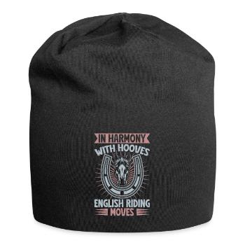 Hobby Horse Rider HOves - Moves English Riding - Jersey-Beanie - Schwarz - Vorne