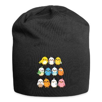 Perroquet Enfants Oiseau Pet - Bonnet en jersey - noir - Devant