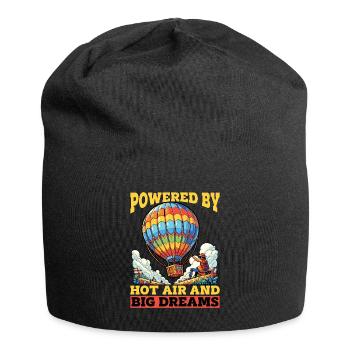 Montgolfière propulsée par un montgolfière - Bonnet en jersey - noir - Devant