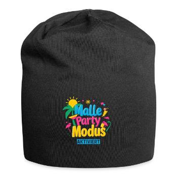 Malle Party Modus Aktiviert Mallorca Gruppen Shirt - Jersey-Beanie - Schwarz - Vorne