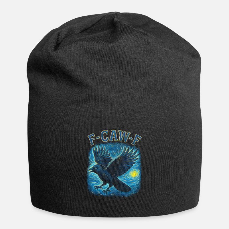 Fcawf Krähe Van Gogh - Jersey-Beanie - Schwarz