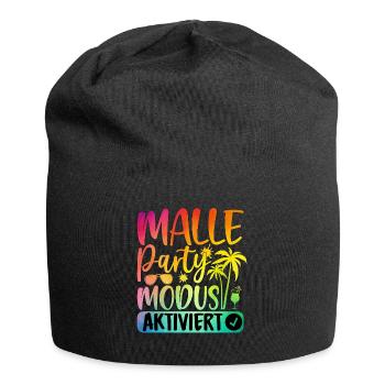 Malle Party Mode Enabled - Jersey Beanie - black - Front