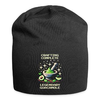Guacamole légendaire | Artisanat avec Avocado XP - Bonnet en jersey - noir - Devant