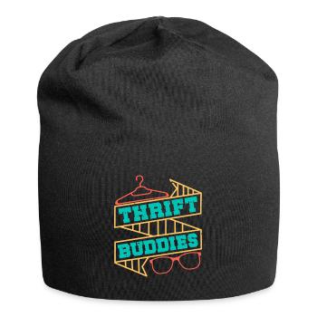 Friperie Shopper Thrift Buddies Friperie - Bonnet en jersey - noir - Devant