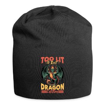 Fantasy Dragon Mythical Creatures - Jersey Beanie - black - Front
