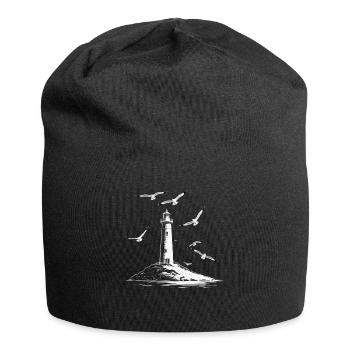 Phare Seagull Harbor Moin Sea Lake - Bonnet en jersey - noir - Devant
