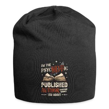 Writer Writing Novels Author - Jersey Beanie - black - Front