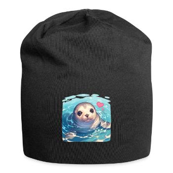 Seals, Seal - Jersey Beanie - black - Front
