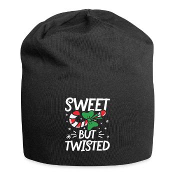 Sweet but twisted - Jersey-Beanie - Schwarz - Vorne