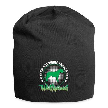 J’ai un Irish Wolfhound - Bonnet en jersey - noir - Devant