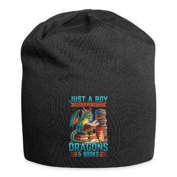 Fantasy Book reading Mythical Creatures - Jersey-Beanie - Schwarz - Vorne