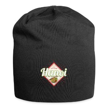 Hanoï (Vietnam) Soupe de nouilles Pho Souvenir - Bonnet en jersey - noir - Devant