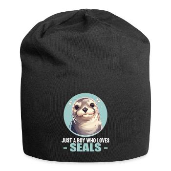 Seals, Seal - Jersey Beanie - black - Front