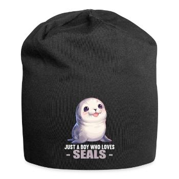 Seals, Seal - Jersey Beanie - black - Front