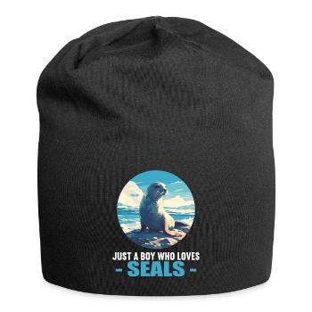 Seals, Seal - Jersey Beanie - black - Front