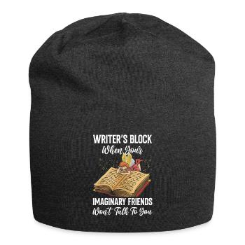 Écrivain Auteur de romans - Bonnet en jersey - charbon - Devant