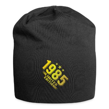 1985 Lustiges Geburtstagsgeschenk 40. Geburtstag - Jersey-Beanie - Schwarz - Vorne