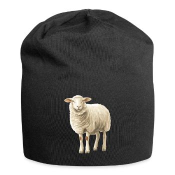 Sheep Sheep - Jersey Beanie - black - Front
