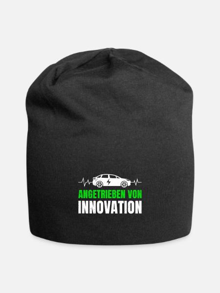 Hybrid Auto ANGETRIEBEN VON INNOVATION LUSTIG - Jersey-Beanie - Schwarz