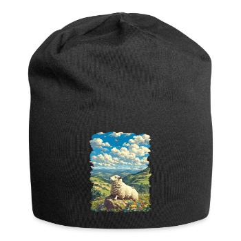 Sheep Sheep - Jersey Beanie - black - Front