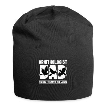 Ornithologist Dad The Idol The Myth The Zoologist - Jersey Beanie - black - Front
