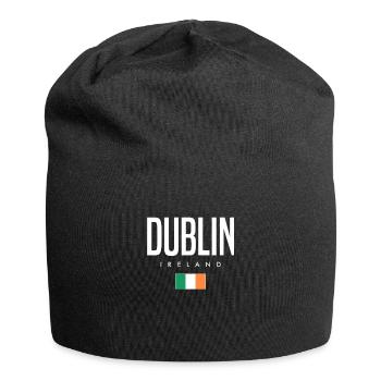 Dublin, Irlande - Bonnet en jersey - noir - Devant