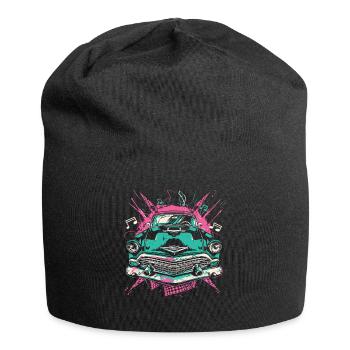 Fifties 1950s Car Music - Jersey Beanie - black - Front