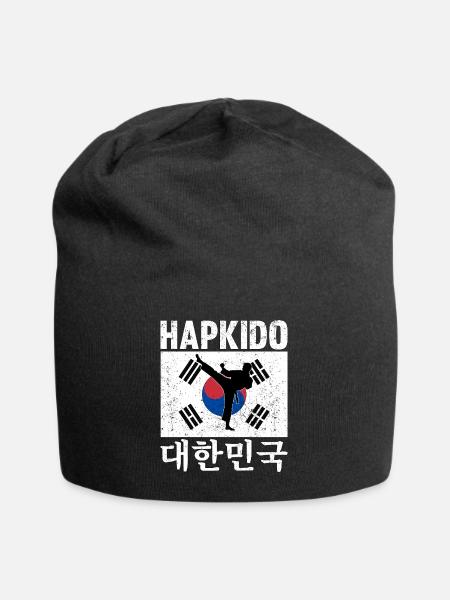 Hapkido Korean Martial Art - Jersey-Beanie - Schwarz