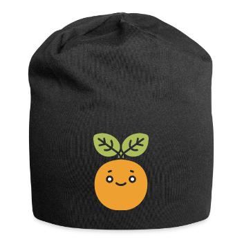 pois chiche - Bonnet en jersey - noir - Devant