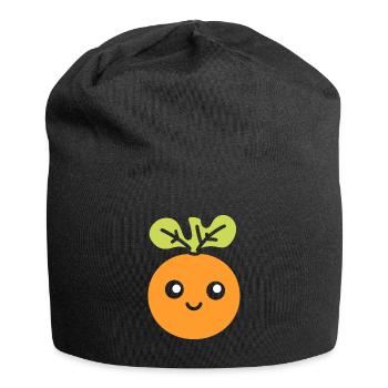 pois chiche - Bonnet en jersey - noir - Devant