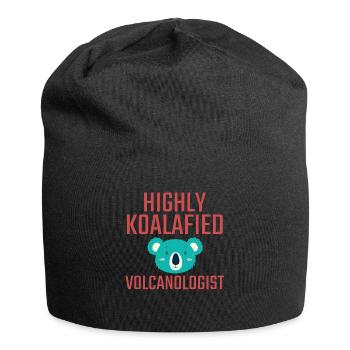 Volcanologist Koalafied Volcanology - Jersey Beanie - black - Front