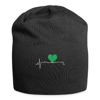 Mönchengladbach Geschenk Herren Hooligan Ultras - Jersey-Beanie - Schwarz - Vorne
