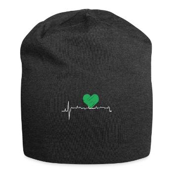 Mönchengladbach Geschenk Herren Hooligan Ultras - Jersey-Beanie - Anthrazit - Vorne