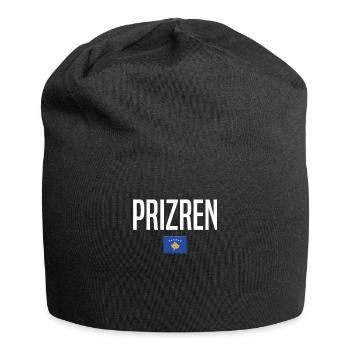 Prizren Kosovo - Jersey-Beanie - Schwarz - Vorne