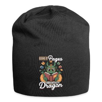 Fantasy Book reading Mythical Creatures - Jersey-Beanie - Schwarz - Vorne