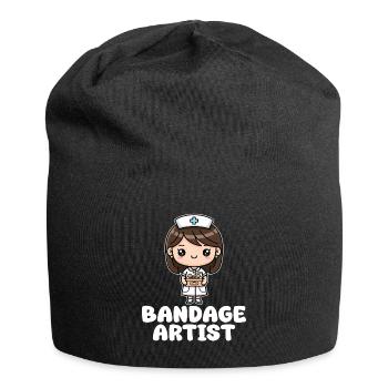 BANDAGE ARTIST - NURSE GIFT - Jersey Beanie - black - Front
