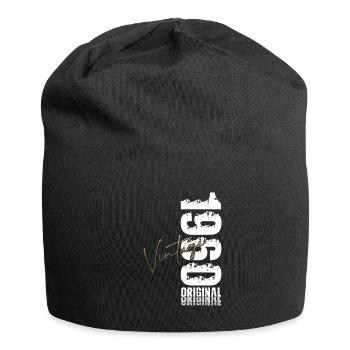65. Geburtstag Original Jahrgang 1960 - Jersey-Beanie - Schwarz - Vorne