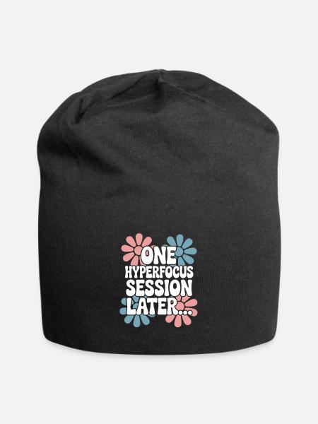ADHS - Jersey-Beanie - Schwarz