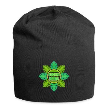 Monstera Mama - Jersey Beanie - black - Front