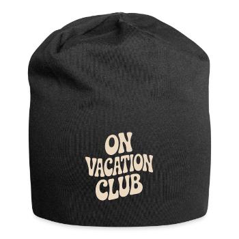 Vacation Club Summer Festival Vacation Beach Vacation - Jersey Beanie - black - Front
