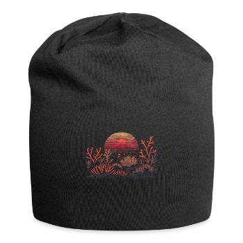 Aquarium Aquarist Coral Fragging - Jersey Beanie - black - Front