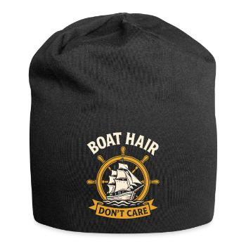 Boot Hair Don’t Care Dicton drôle - Bonnet en jersey - noir - Devant