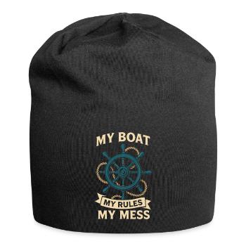Mon bateau Mes règles Mon Chaos Nautique - Bonnet en jersey - noir - Devant