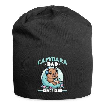 Gamer Gaming Capybara Video Game - Jersey Beanie - black - Front